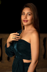 Surbhi Chandna in Teal Green Co Ord Set