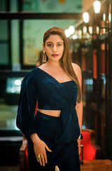 Surbhi Chandna in Teal Green Co Ord Set