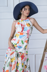 Amalfi Print Maxi Dress