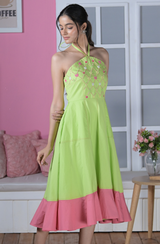 Lime Green Maxi Dress