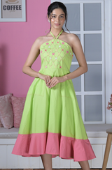 Lime Green Maxi Dress