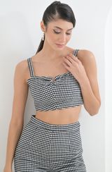 Black & White Houndstooth 3 Piece Set
