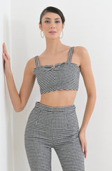 Black & White Houndstooth 3 Piece Set