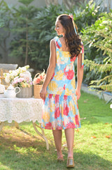 Multicolour Embroidered Maxi