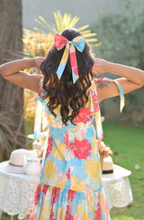 Multicolour Embroidered Maxi