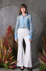 Teapot Blue Lace Shirt