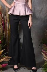 Black Bell Bottom Pants