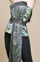 Strapless Long Bow Top