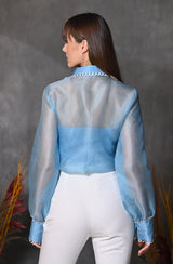 Teapot Blue Lace Shirt