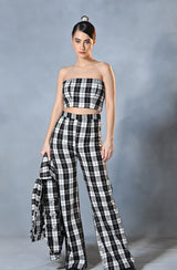 Black & White Tweed Set