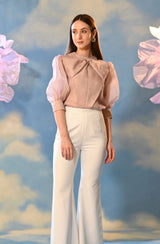 Soft Pink Embroidered Top