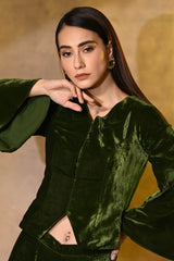 Dark Olive Co Ord Set