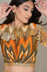 Earthy Print Co-ord Set