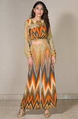 Earthy Print Co-ord Set