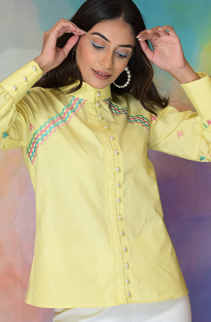 Lemon Yellow Shirt