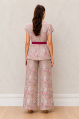 Royal Beige Embroidered Co Ord Set